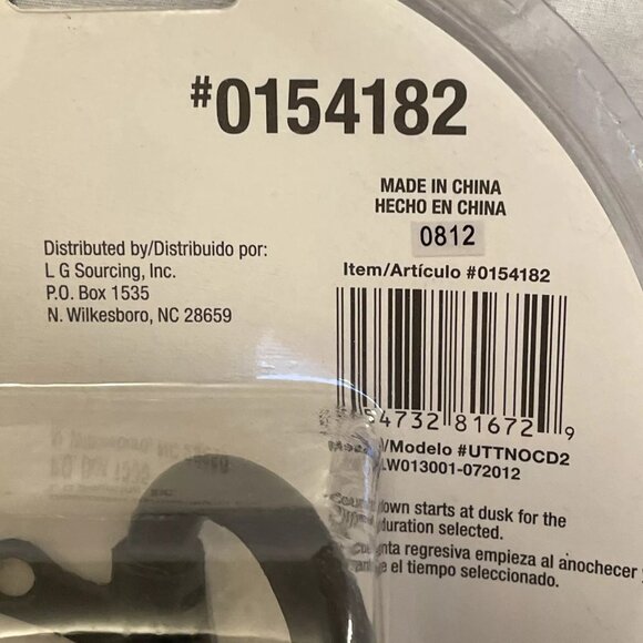 Digital Timer Dusk To Dawn #0154182 - NEW Utilitech Outdoor 2 X Outlet - Picture 8 of 8